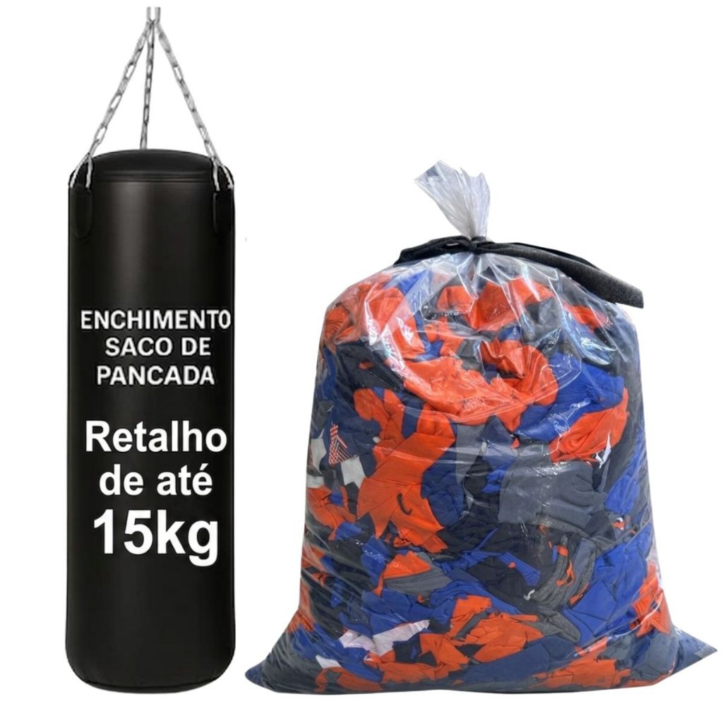 Enchimento Retalho de Tecido Para Saco de Pancada Boxe Muay Thai Estofamento Almofada Sofá Poltronas Puff 1 3 5 10 15 kg