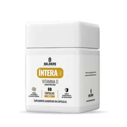 Vitamina D3 2000UI Imunidade Óssea 60 caps Softgel Íntera Daily Saúde Ossos - Soldiers