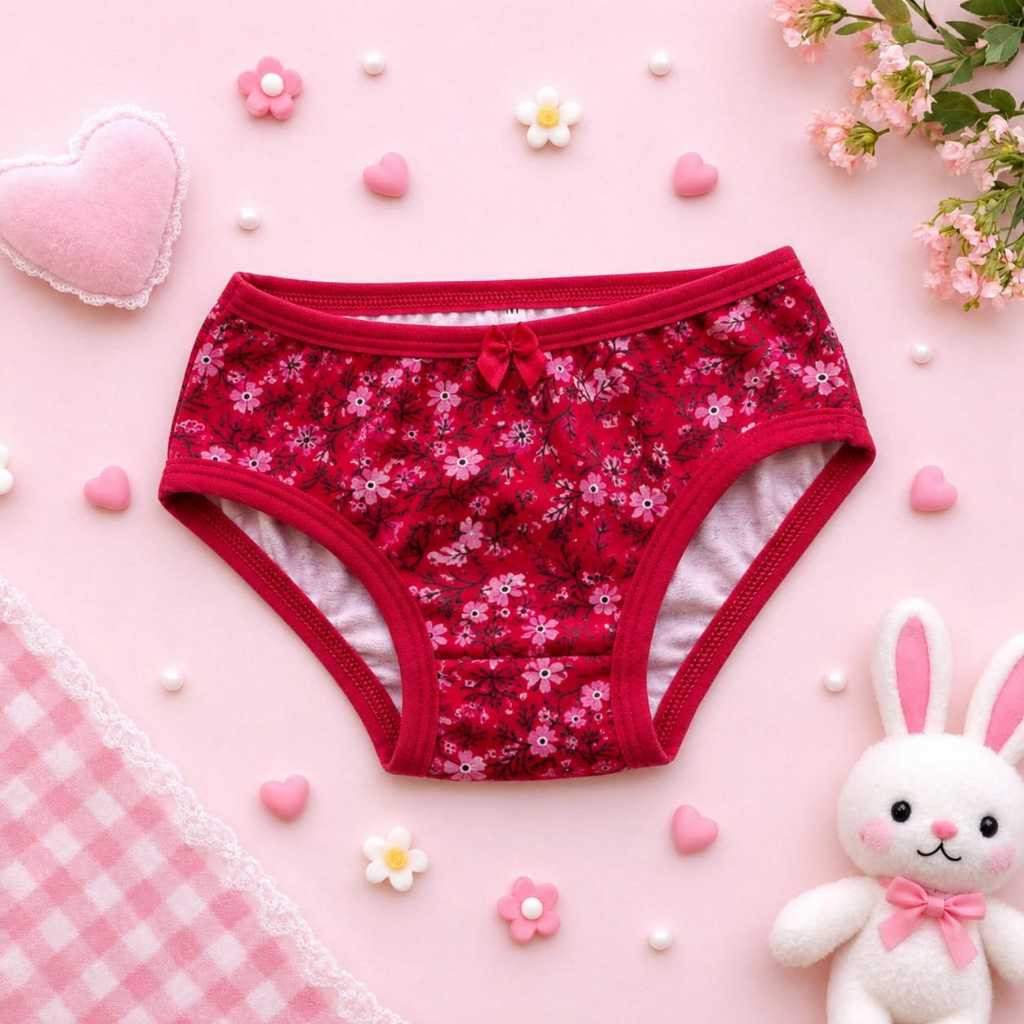 Kit 5 peças Calcinhas Femininas Com Detalhe de Lacinho Delicado Confortável