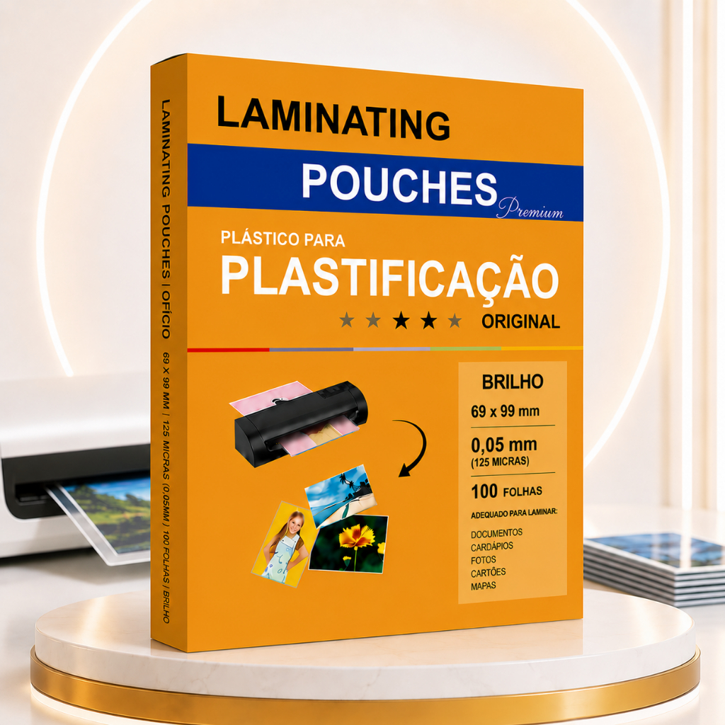 Polaseal Plastico Para Plastificacao CPF Premium 66x99mm 0,05 C/100 Folhas