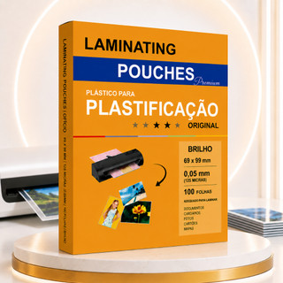 Polaseal Plastico Para Plastificacao CPF Premium 66x99mm 0,05 C/100 Folhas
