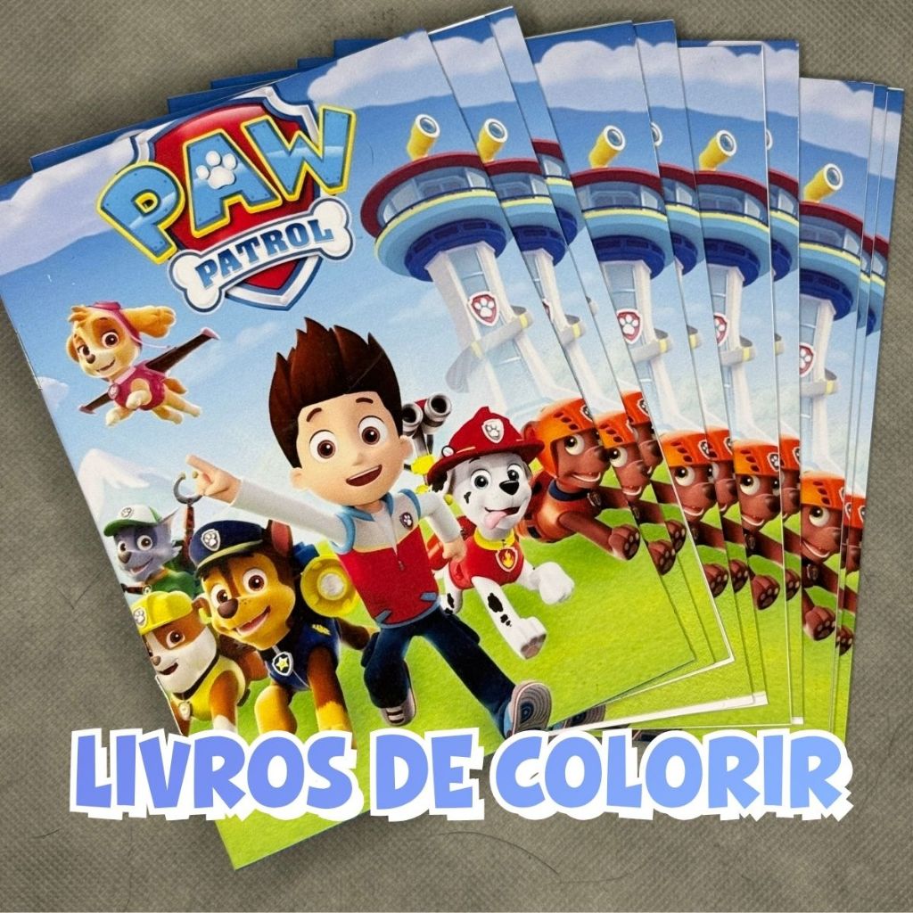 Livro de Colorir Festa Infantil Personalizado Nome e Idade | Lembrancinha Aniversário | Qualquer Tema | Envio Rápido