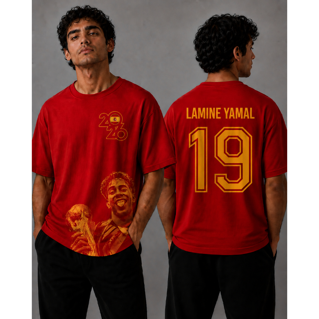 Camiseta da Espanha de 2026 Campeones Espanã Spain Camiseta Copa do mundo Yamal numero 19