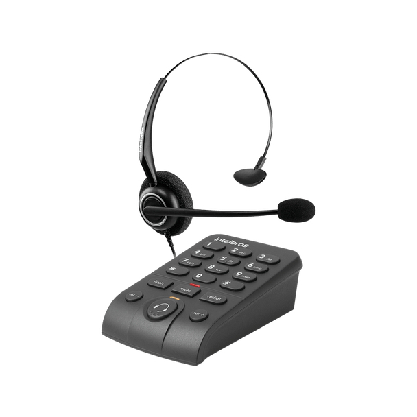 Intelbras HSB 50 Preto Headset com Microfone Cancelador de Ruídos Telemarketing base discadora