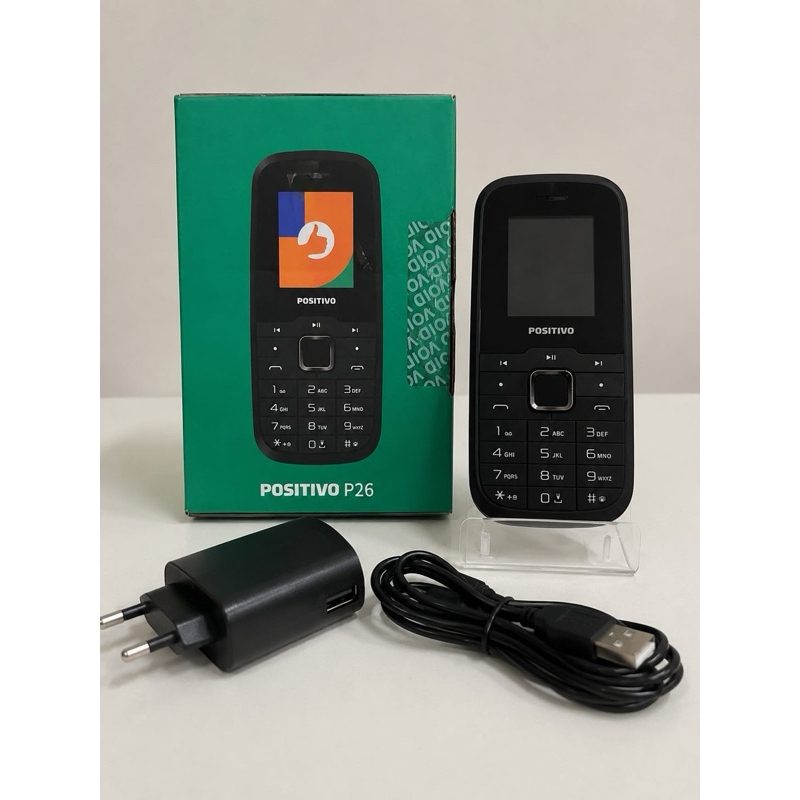 Celular Simples Positivo P26 Original Dual Chip Rádio FM Bluetooth MP3
