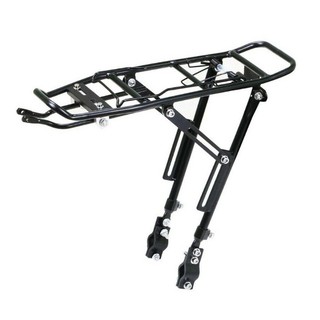 Bagageiro Para Bike Alumínio Ajustável Aro 26 A 29 Até 25kg Preto