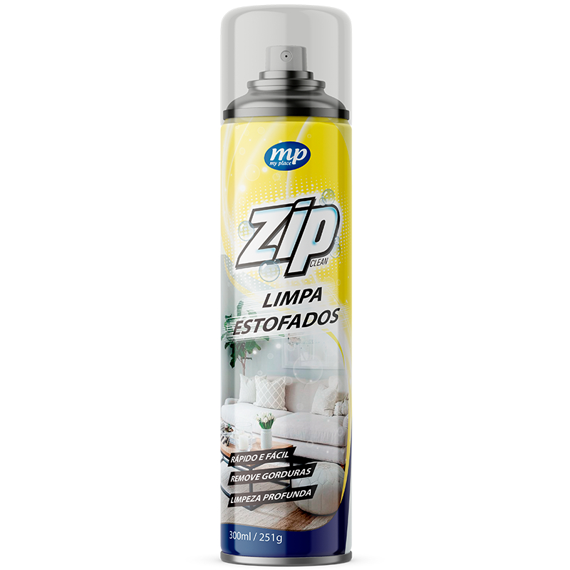 Limpa Estofados Limpeza a Seco Espuma Limpadora Zip Clean 300ml My Place