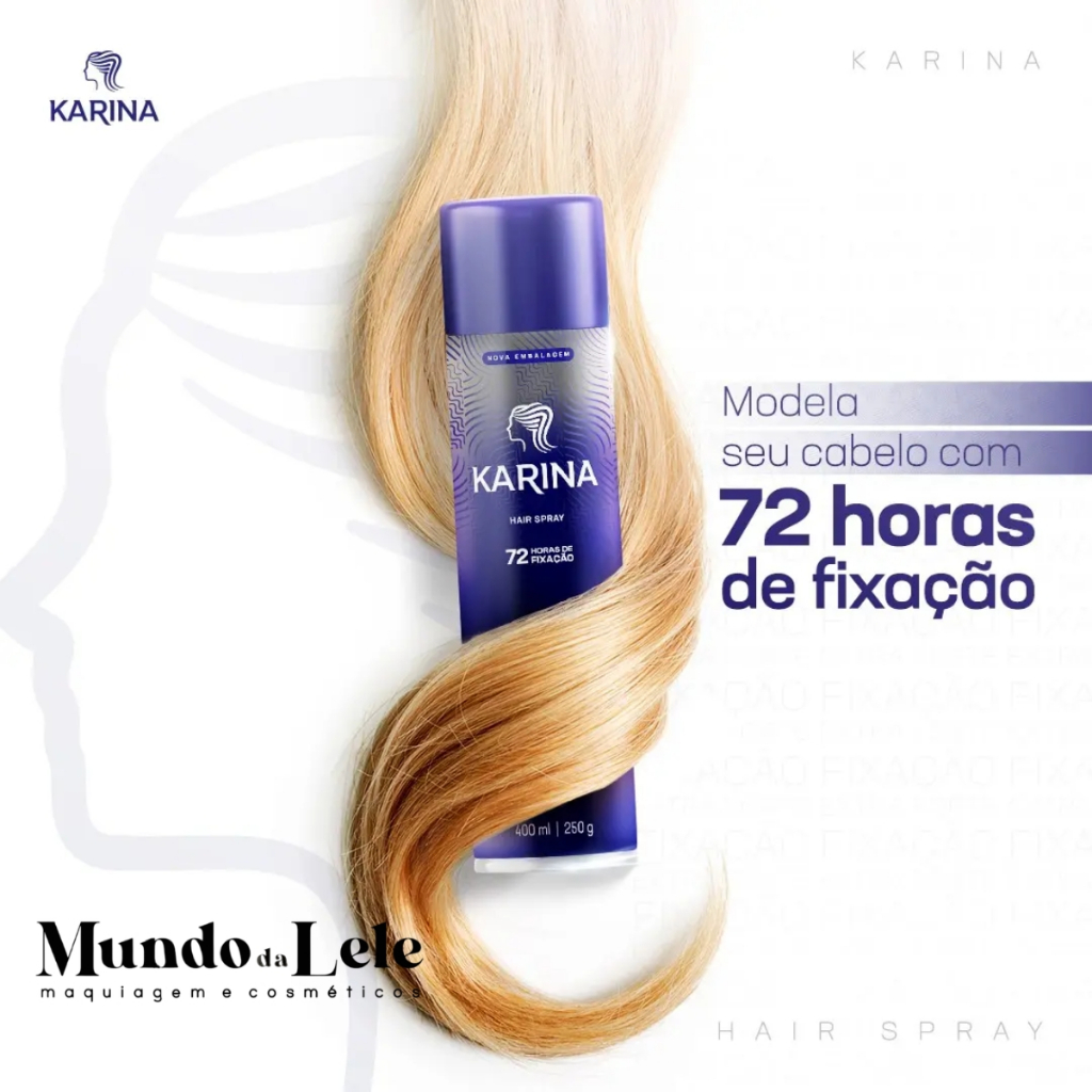 Hair Spray Karina Fixação Extra Forte 250ml · foto 2