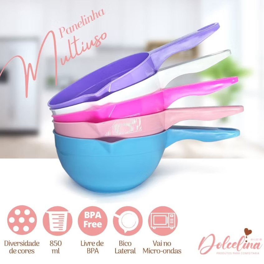 PANELINHA CONFEITARIA DERRETEDEIRA DE CHOCOLATE MULTIUSO 850ML — imagem 2 de 2