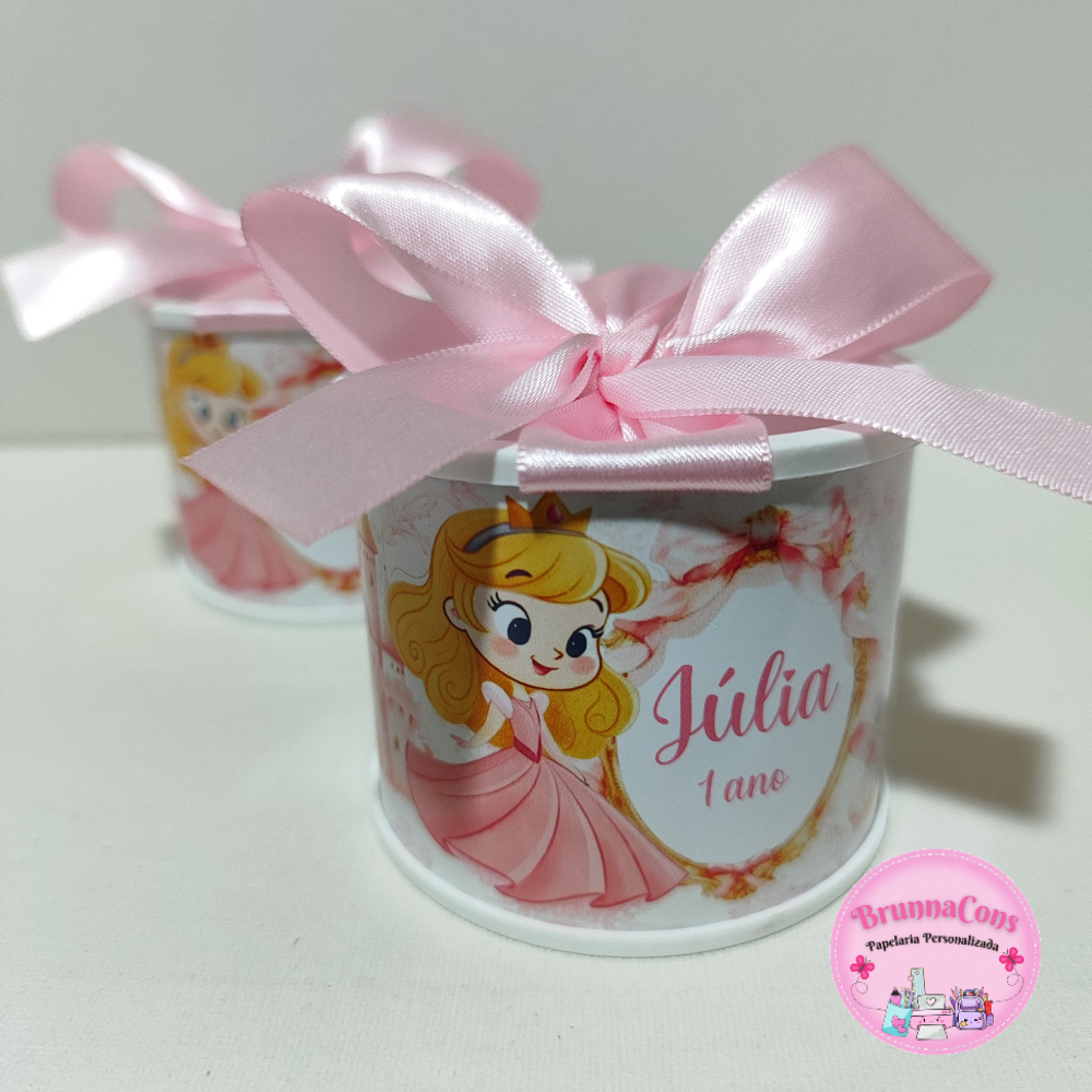 Tubolatas Personalizada 5x6cm - PRINCESA AURORA CUTE(BABY)/Lembrancinha/festas Infantil/Aniversário/VÁRIOS TEMAS