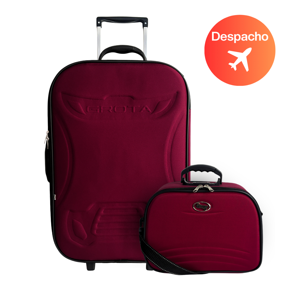Conjunto mala média 23kg + frasqueira de viagem kit despacho