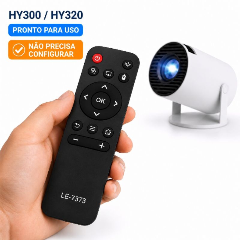 Controle Remoto Para Projetor HY300 HY320 AVM-9356  Pronto Para Uso