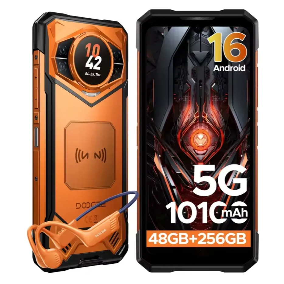 Doogee S200 VIP  48/256Gb Nfc 5g + FONE Robusto Dual Sim  Pronto entregar