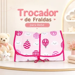 Trocador de fralda impermeável portátil para bebê