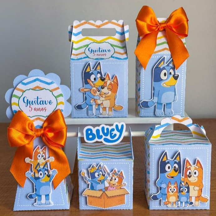 Kit Festa Bluey menino para Lembrancinhas Decoração Festa Infantil
