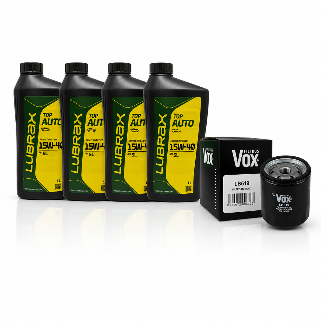 Kit Óleo Lubrax 15w40 Filtro Corsa Celta Prisma Onix Vectra Astra Linha Gm