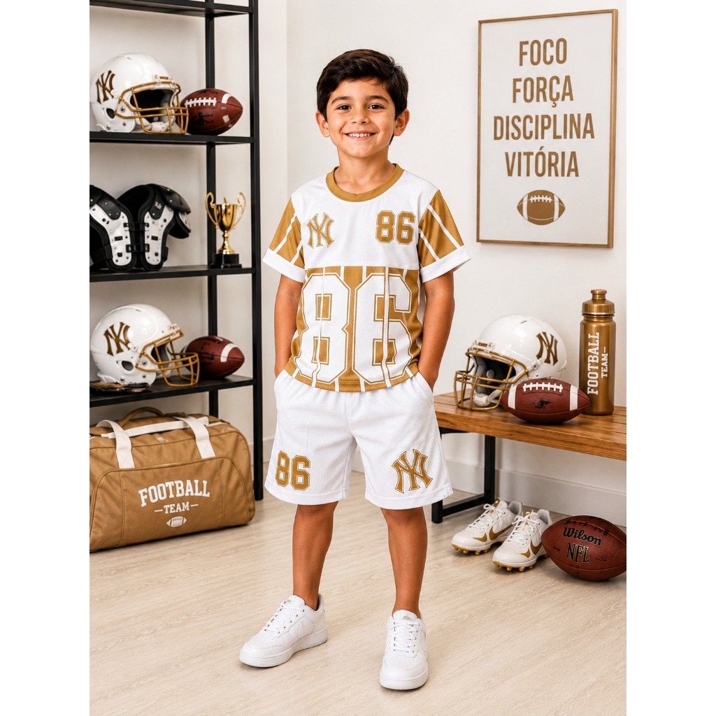 Conjunto Infantil Masculino Estiloso – Look Completo Menino