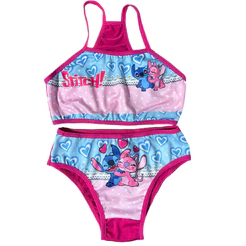 Conjunto Feminino Biquini Infantil Sublimado Biquini Estampado Verão calcinha e top nadador desenhos
