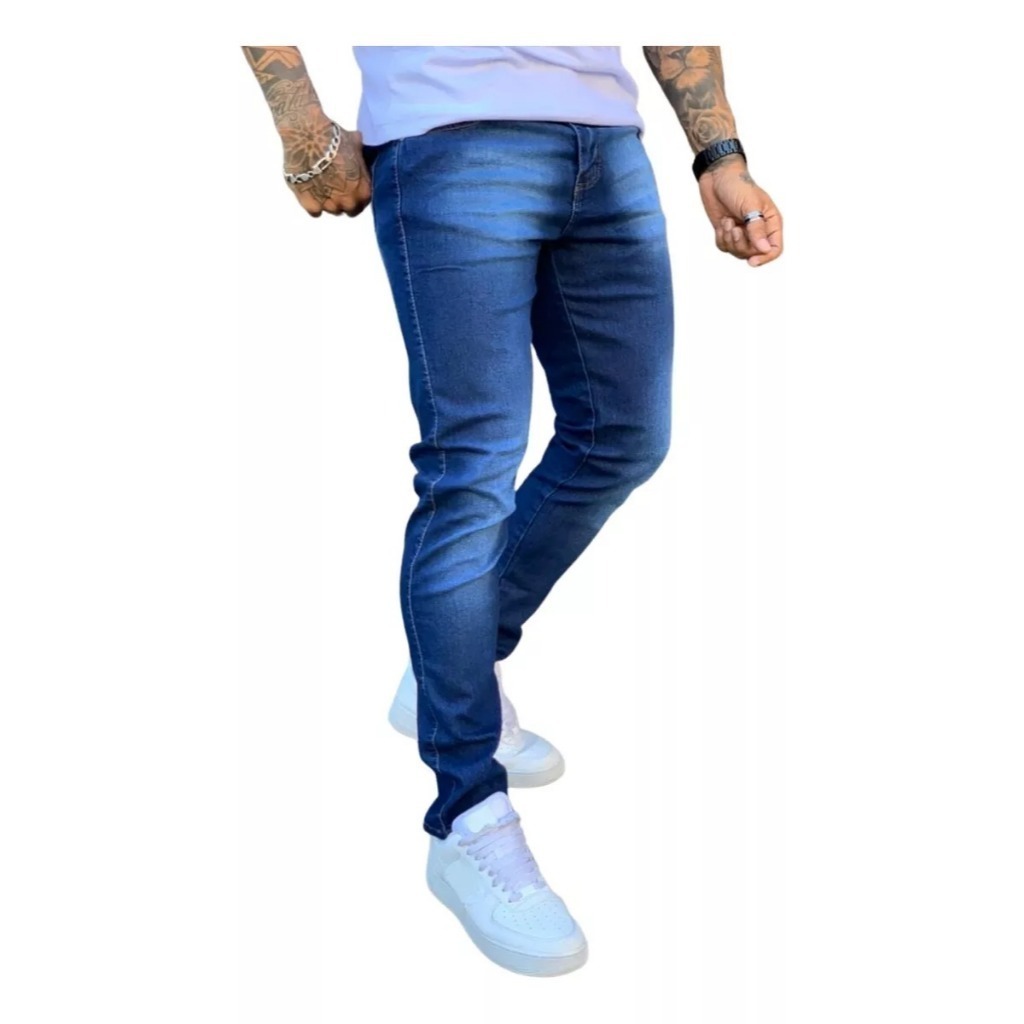KIT CALÇA JEANS MASCULINA SKINNY COM ELASTANO – PREMIUM FIT — imagem 2 de 2