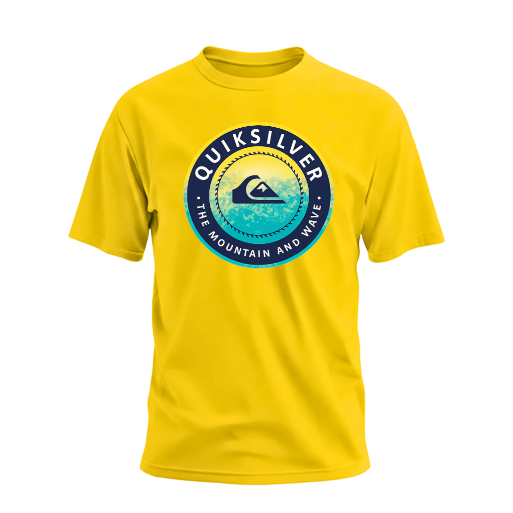 Camiseta Masculina Feminina Quicksilver Camisa Confortável Streetwear Básica Casual Confortável