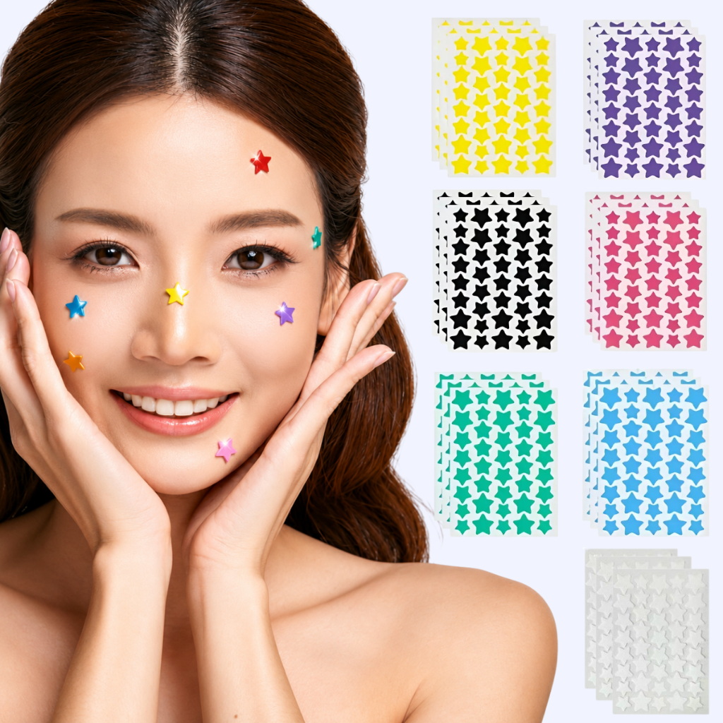 Acne Espinha Cravos Adesivos Estrela Patch Hidrocoloidal Tratamento Cravo, acne e Espinhas, Cuidados Com A Pele Stars