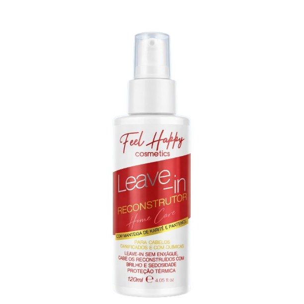 Finalizador Leave In Reconstrutor Pantenol 120ml Feel Happy