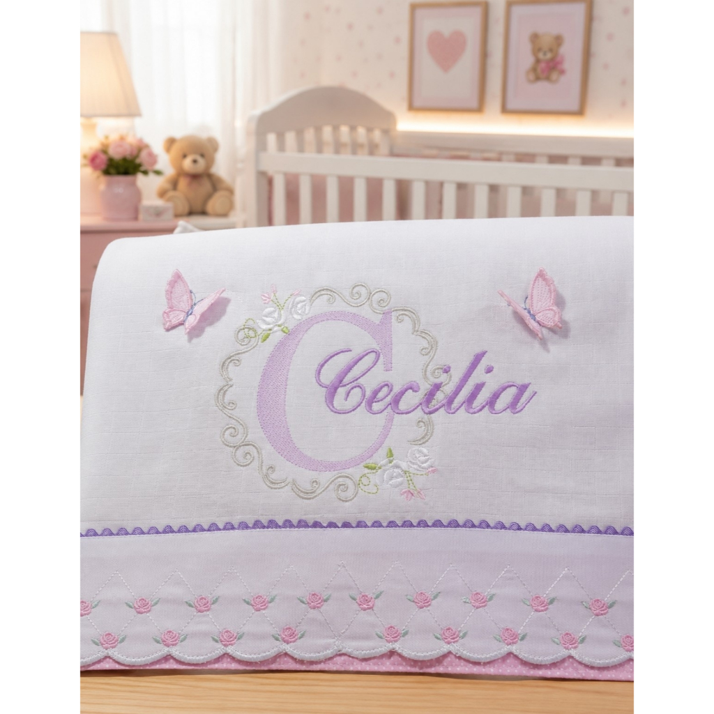 kit com 2 ou 4 fraldas de boca bebê personalizadas 100% algodão premium,monte o seu kit da forma que desejar
