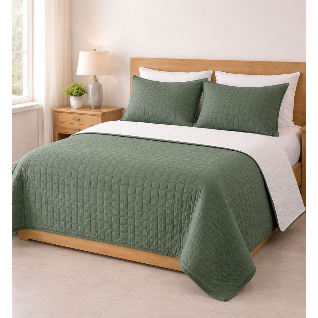 Cobre Leito BEAF Cama QUEEN Dupla Face 3pç Roupa Cama Completa Hipercal 400 Fios