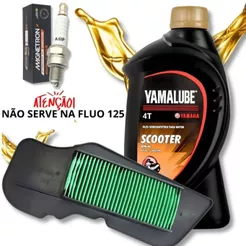 Kit Revisão Neo 125 2016-2025 Óleo Yamalube Scooter 10w40 + Vela Iridium + Filtro de Ar