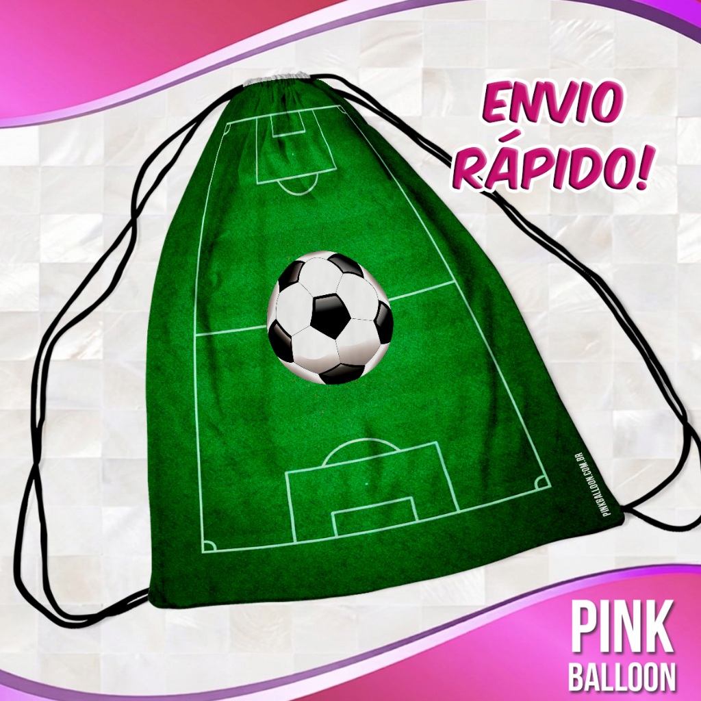 MOCHILINHA FUTEBOL (ENVIO RÁPIDO) - SACOLINHA LEMBRANCINHA NÃO PERSONALIZADA