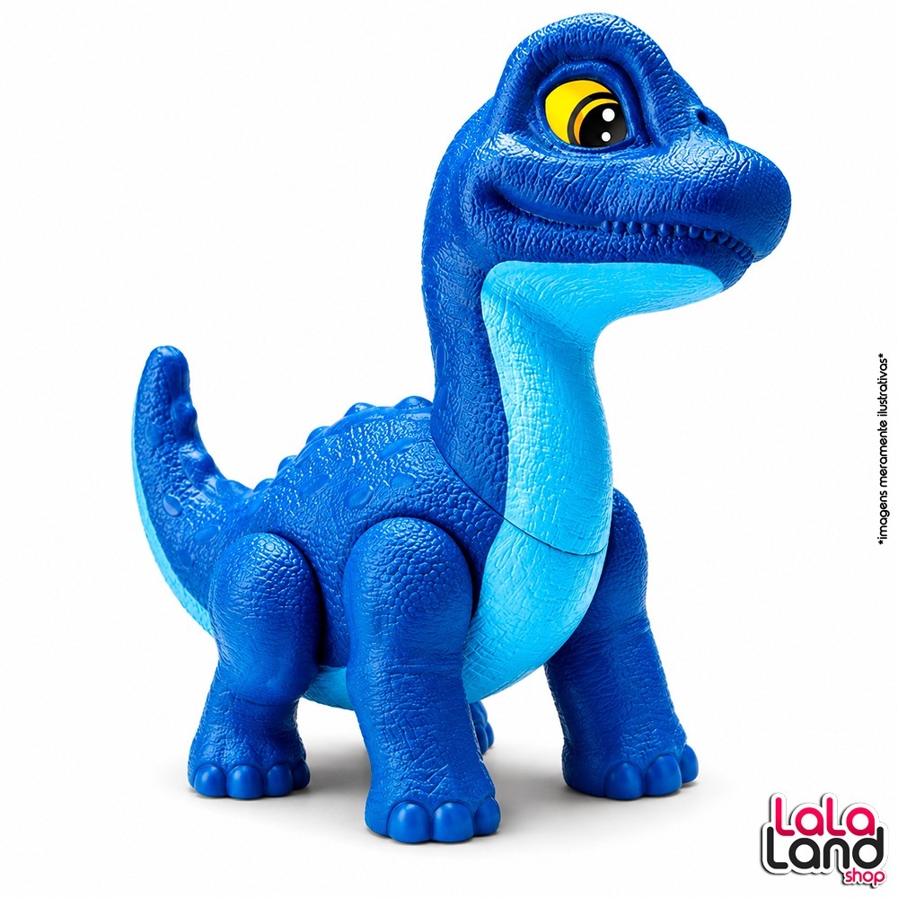 Boneco Little Dino Bambola Braquiossauro Brinquedo Dinossauro Grande Infantil Vinil 22cm