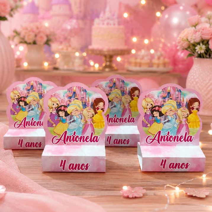 Porta bis duplo Lembrancinha Personalizados- Festa Infantil - Princesas Cute