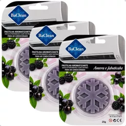 Kit 3 Pastilhas Aromatizante Ar Condicionado Amora e Jabuticaba