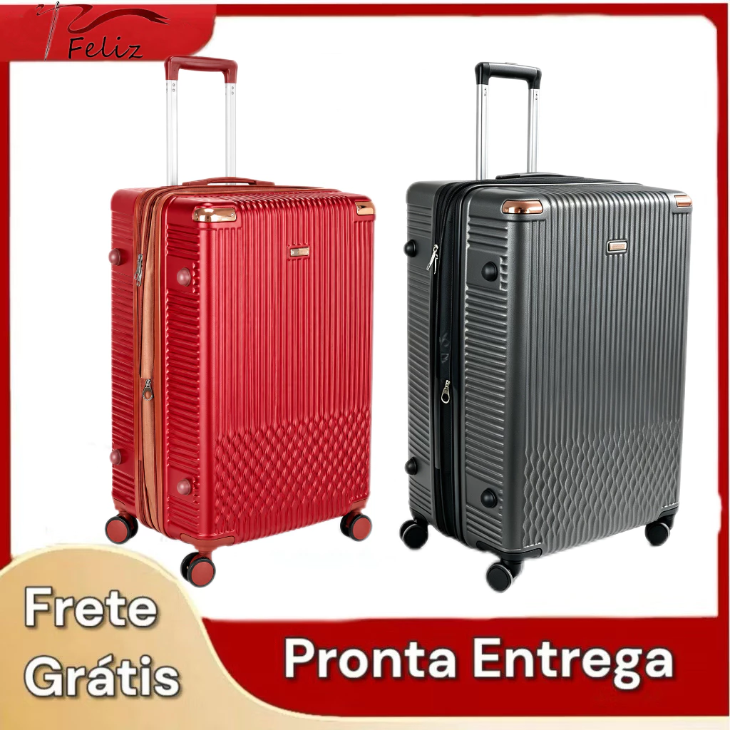 Mala Expansivel GRANDE De Viagem para Despachar Rodinhas 360 Materia POLIPROPILENO!!!olaola