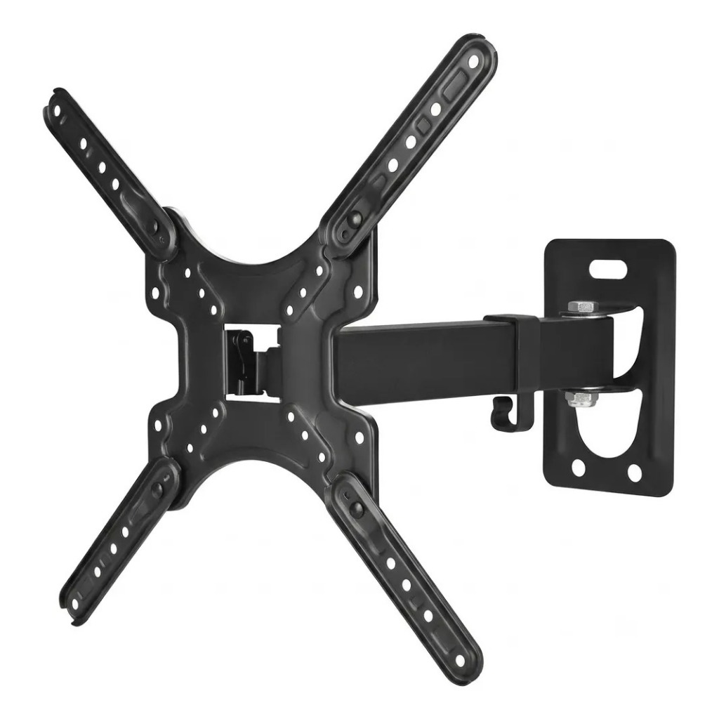 Suporte Parede para TV Bi Articulado Giratório Inclinável Universal 22 32 43 50 55 65 Polegadas Smart LED VESA