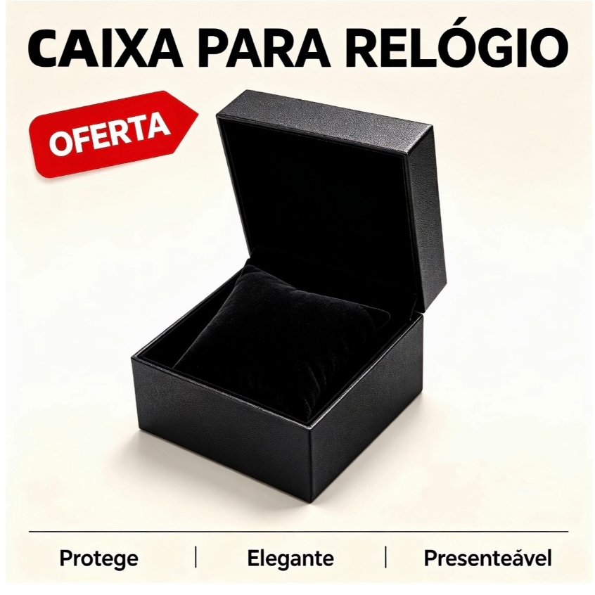 Kit com 10 uns Caixa  para relógio de pulso