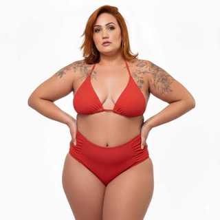 Bíquini Borboleta Cortininha Feminino Moda Praia Verão Calcinha Plus Size Zero Transparência