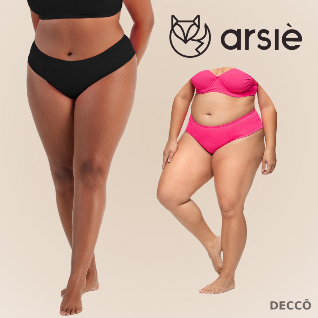 Calcinha Biquíni Arsiè Modelo Tanga Cós Alto Moda Praia Clássica Plus Size Tecid