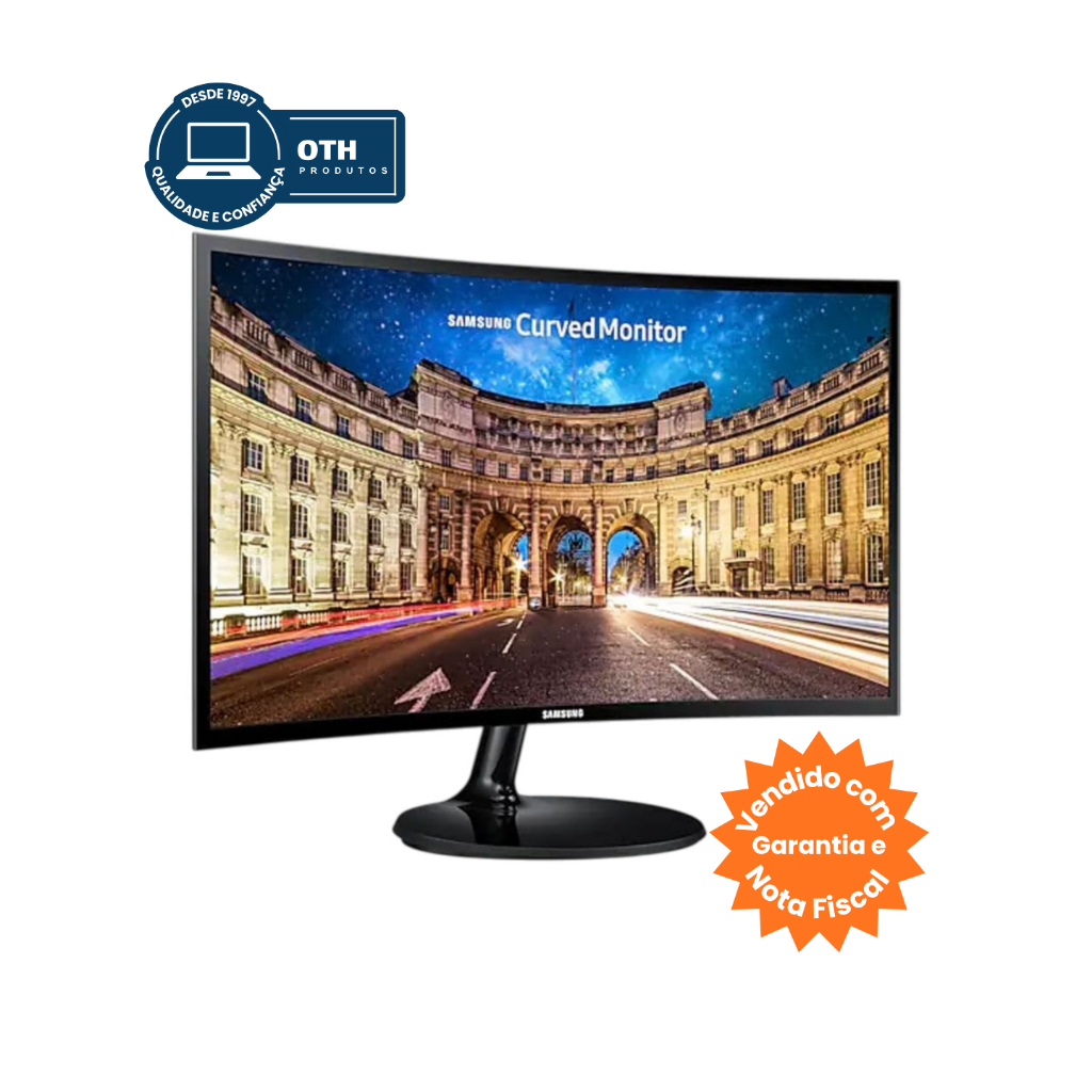 Monitor Samsung CF390 27" Curvo LED Full HD 60Hz