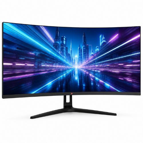 Monitor Gamer Curvo Grasep 34" WQHD Ultrawide 165Hz 1ms Painel VA HDMI DisplayPo