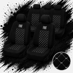 Jogo Capa Banco De Carro Tecido Grosso Fiat Todos Os Modelos