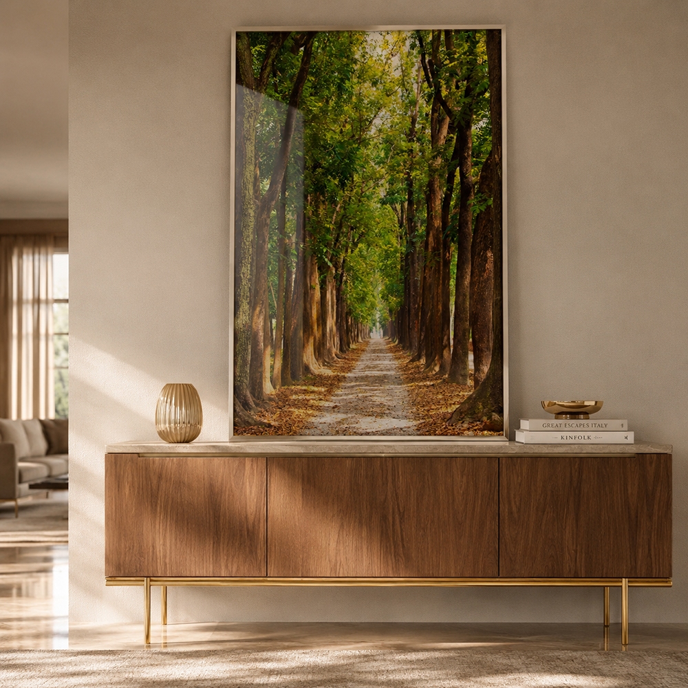 Quadro Decorativo Estrada Da Vida Com Moldura Para Sala Quarto Escritorio · foto 2