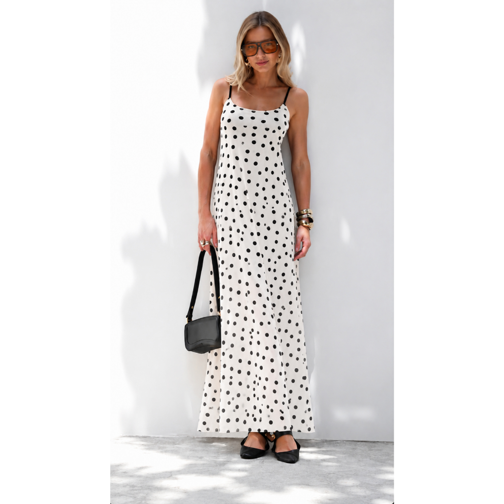 vestido longo de tule estampado