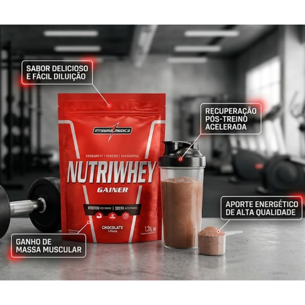 Whey Protein Nutri Whey 1,2 kg Refil - Integral Médica · foto 2