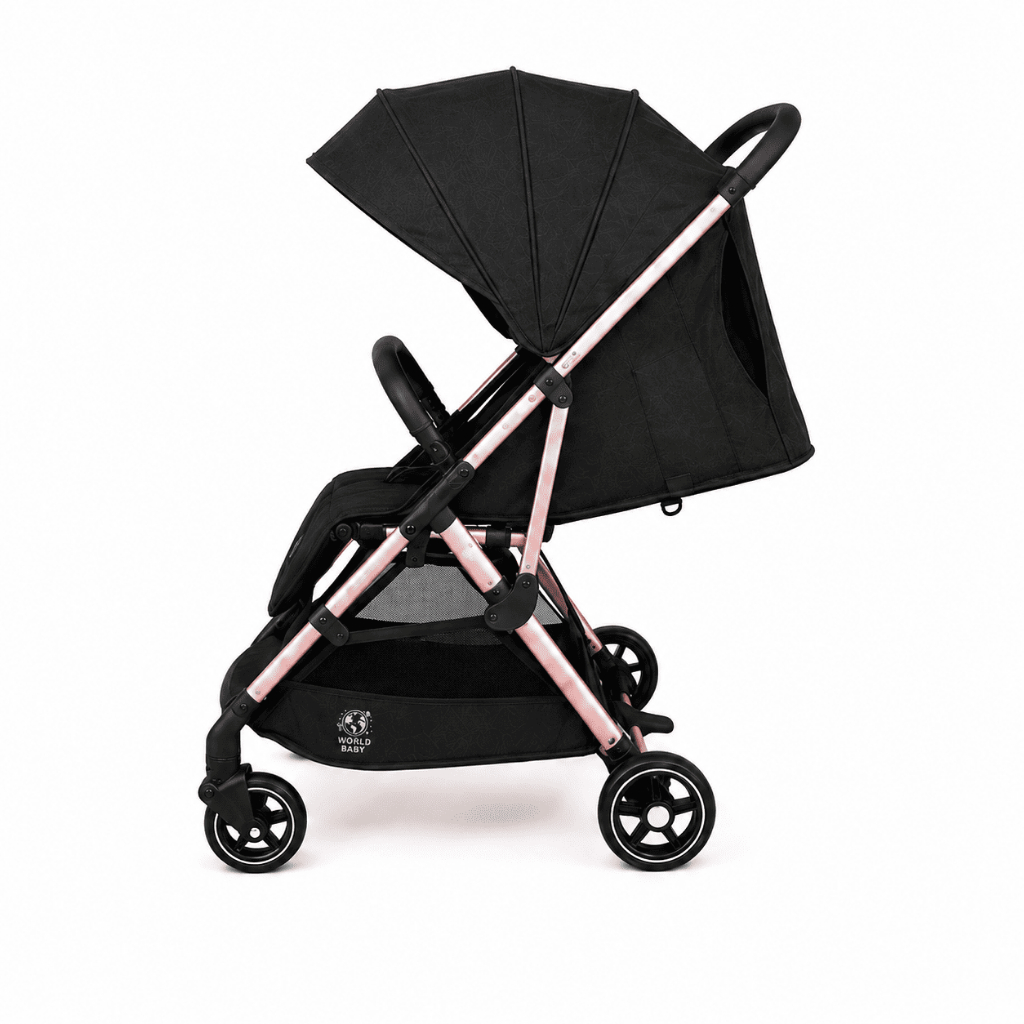 Carrinho de Bebê Passeio Compacto Reclinável Dobravel World Baby · foto 2