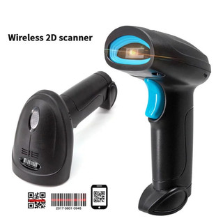 Leitor de Código de Barras Sem Fio Wireless USB 1D 2D QR Code EAN
