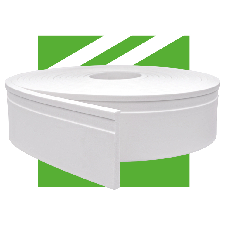Rodapé Moldura Autocolante Flexível EVA 15cm - 10 Metros RP16
