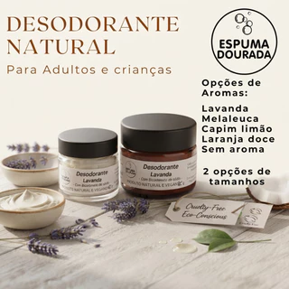 Desodorante natural adultos e crianças | Clareador, sem álcool, alumínios, parabenos, petrolatos. Ar