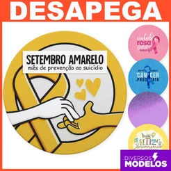 Painel Redondo De Festa Vários Modelos Em Tecido Sublimado 1,5m - Desapega