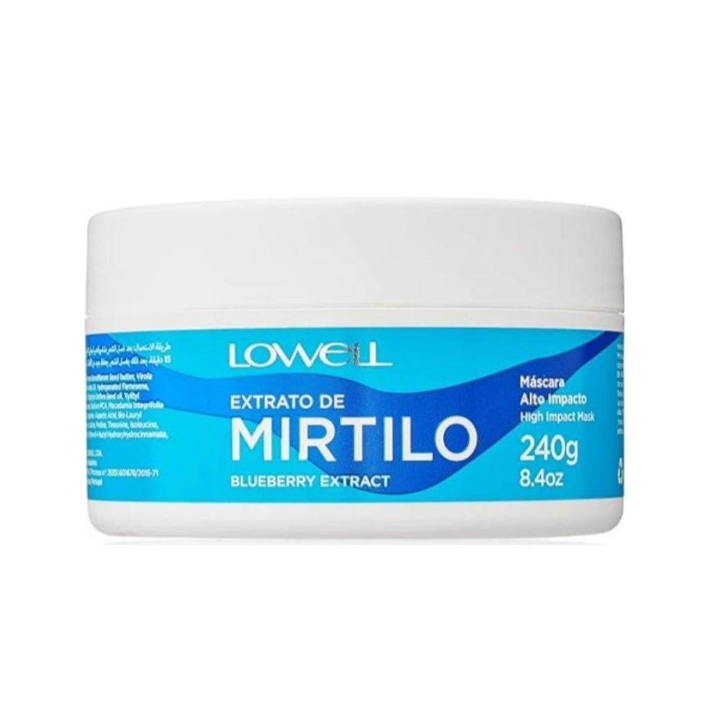 Máscara para Cabelos Extrato de Mirtilo 240g Lowell